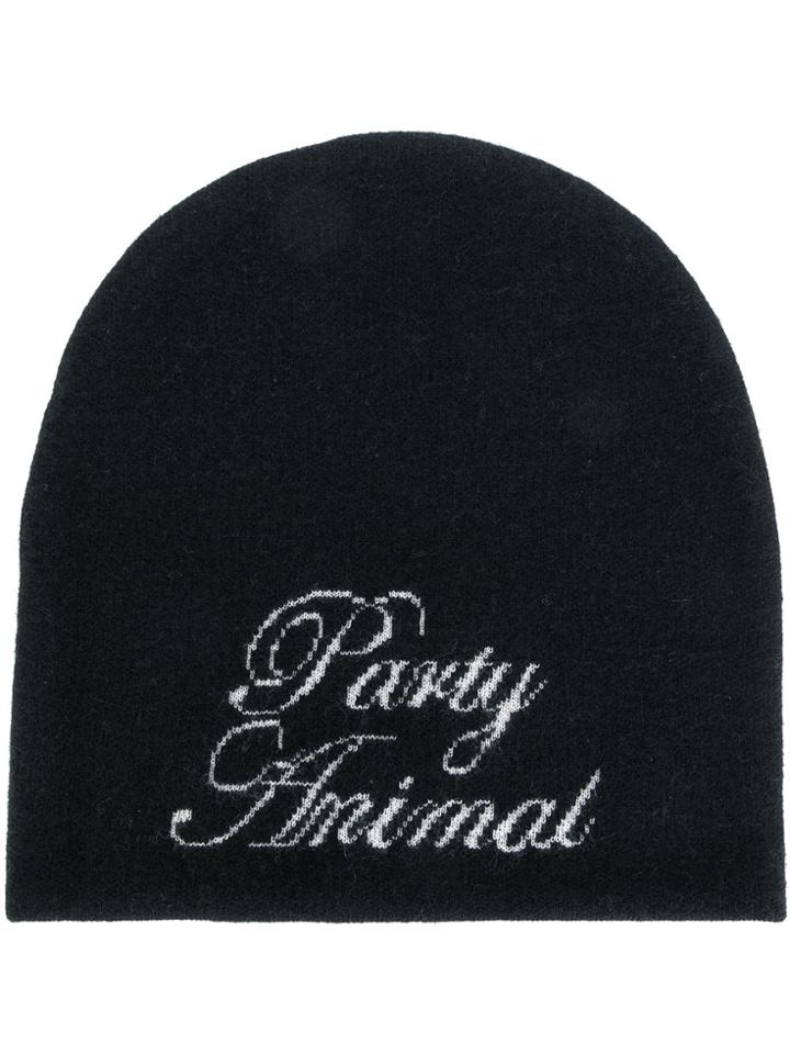 Alexander Wang Party Animal Beanie - Black