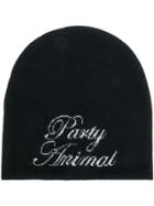 Alexander Wang Party Animal Beanie - Black