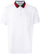 Gucci - Bug Collar Polo Shirt - Men - Cotton/spandex/elastane - S, White, Cotton/spandex/elastane