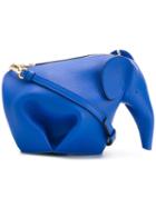Loewe 'elephant' Crossbody Bag, Women's, Blue, Calf Leather