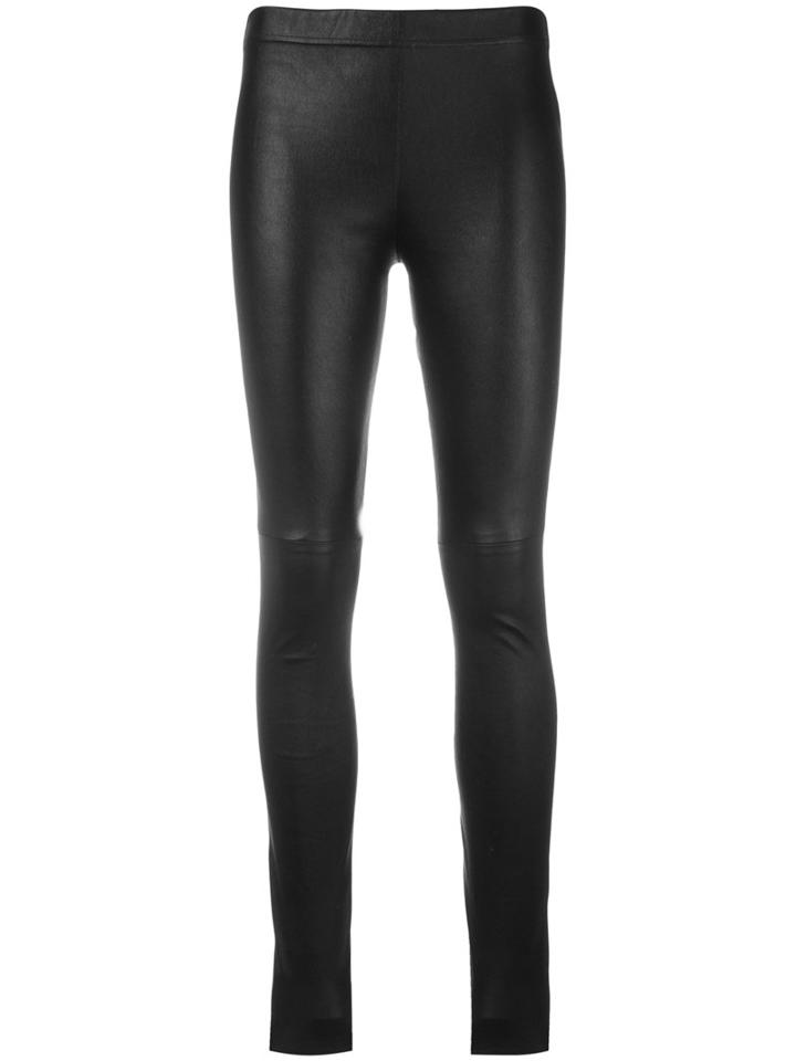 Plein Sud - Leather Pants - Women - Leather - 40, Women's, Black, Leather