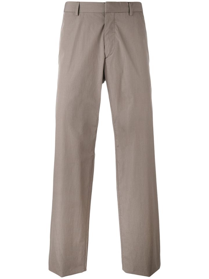 Jil Sander - Morris Trousers - Men - Cotton - 48, Brown, Cotton