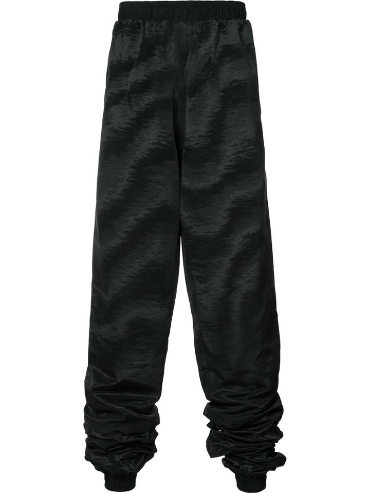 Y / Project - High Waist Track Pants - Men - Polyester/acetate - S, Black, Polyester/acetate