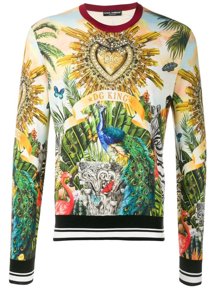 Dolce & Gabbana Dg King Jumper - Yellow