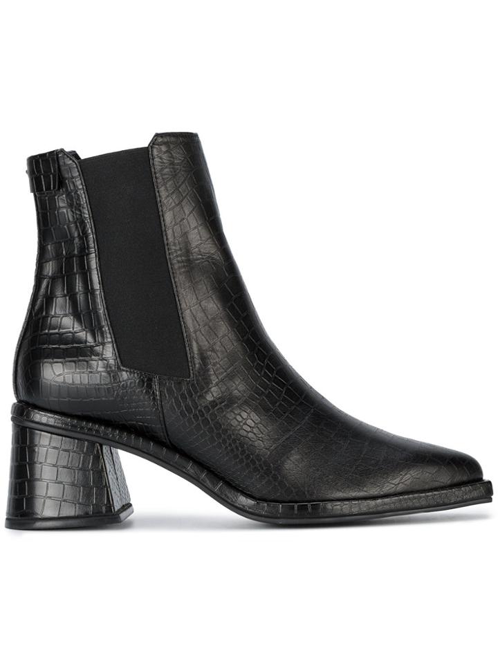 Reike Nen Black Snake Effect 60 Chelsea Boots