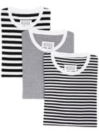 Maison Margiela 3 Pack T-shirt - Black