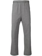 Oamc Elasticated Cropped Trousers - Grey