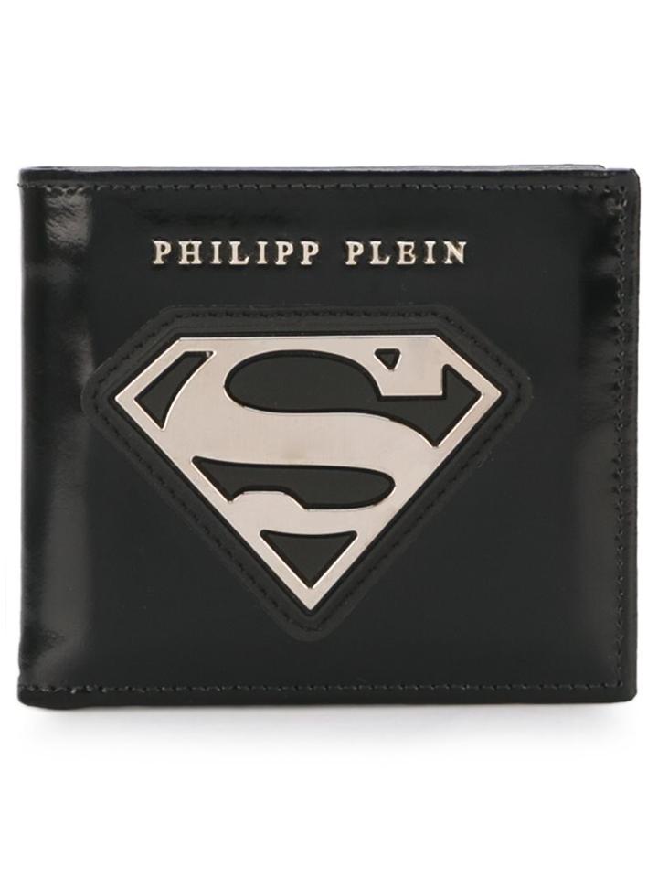 Philipp Plein Superman Logo Wallet