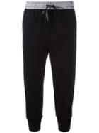 3.1 Phillip Lim Drawstring Track Pants, Women's, Size: Large, Black, Cotton