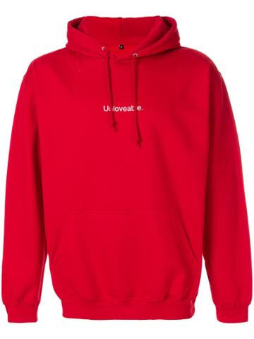 F.a.m.t. Unloveable Hoodie - Red