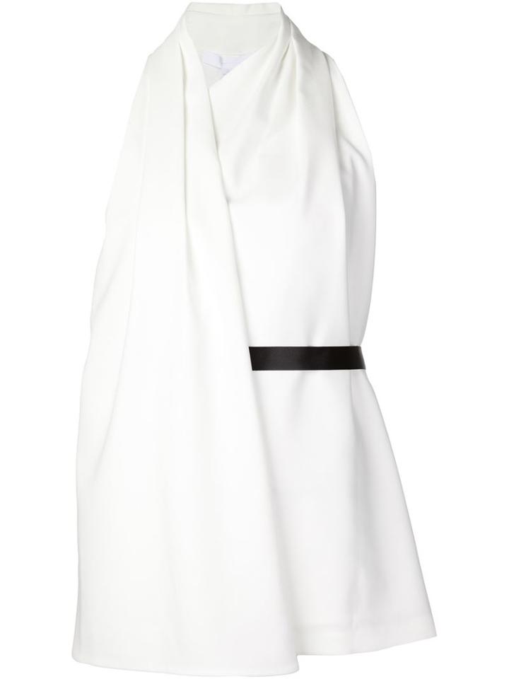 Alexander Wang Draped Collar Top, Women's, Size: 4, White, Spandex/elastane/polyester