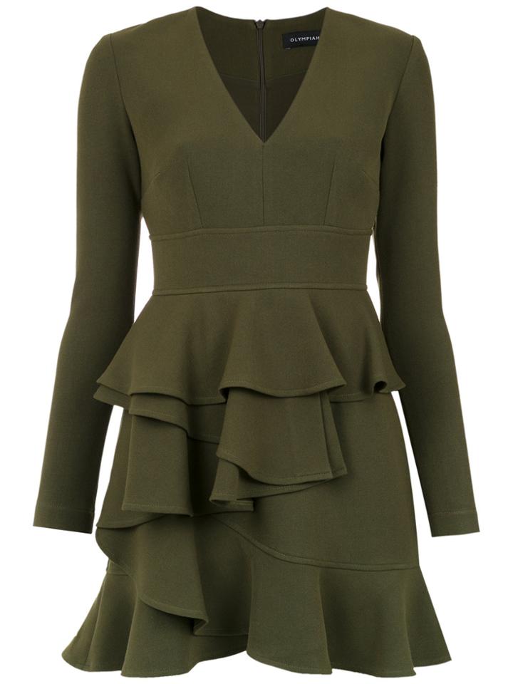 Olympiah Andes Ruffled Dress - Green