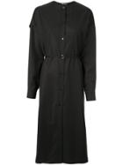 Boyarovskaya Dropped Shoulder Shirt Dress - Black