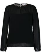 Red Valentino Crystal Collar Blouse - Ono