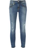 R13 'boy' Skinny Jeans, Size: 28, Blue, Cotton/spandex/elastane