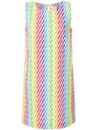 Ultràchic Straw Print Dress - Multicolour