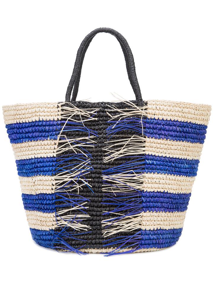 Sensi Studio - Woven Maxi Tote Bag - Women - Straw - One Size, Women's, Nude/neutrals, Straw