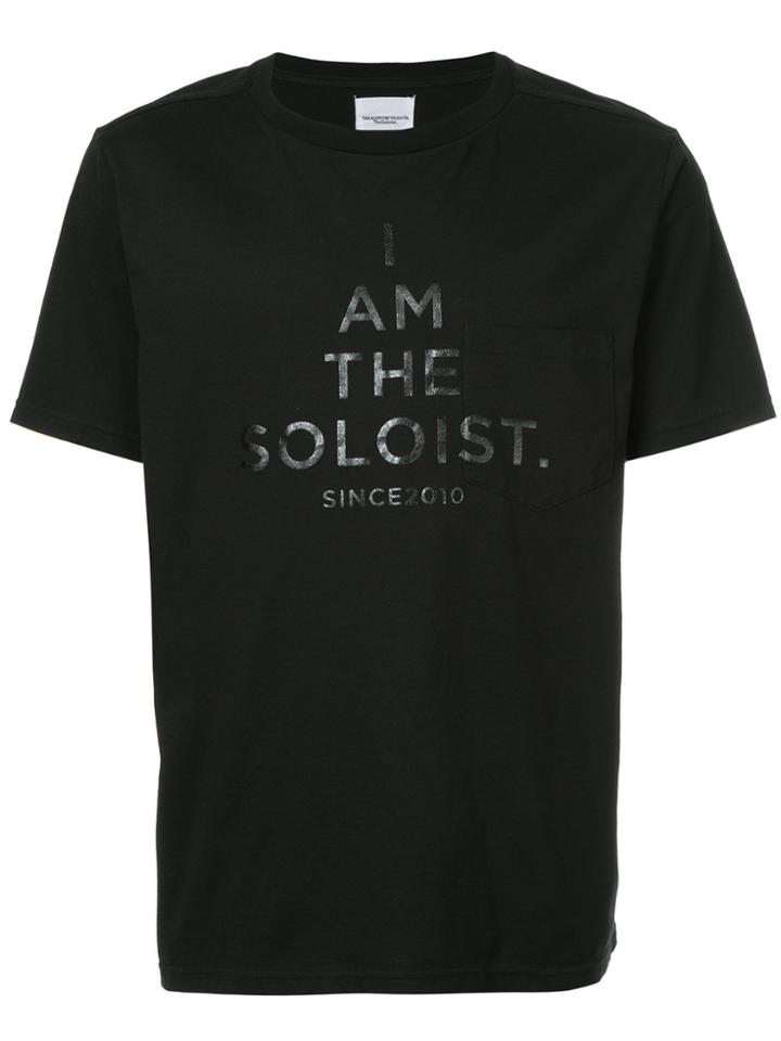 Takahiromiyashita The Soloist Logo Patch T-shirt - Black
