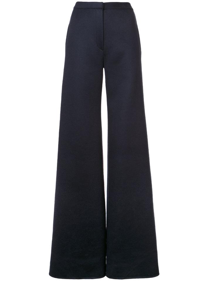 Adam Lippes Zibelline Wide-leg Trousers - Blue