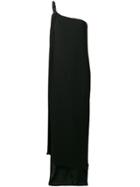 Max Mara Asymmetric Dress - Black
