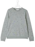 Stella Mccartney Kids Heart Embellished Sweater - Grey