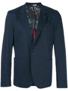 Ps By Paul Smith - Patch Pocket Blazer - Men - Cotton/spandex/elastane/viscose - 38, Blue, Cotton/spandex/elastane/viscose