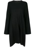 Ann Demeulemeester Drape Dress - Black