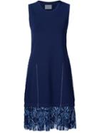 Grey Jason Wu Bunny Print Hem Knit Dress