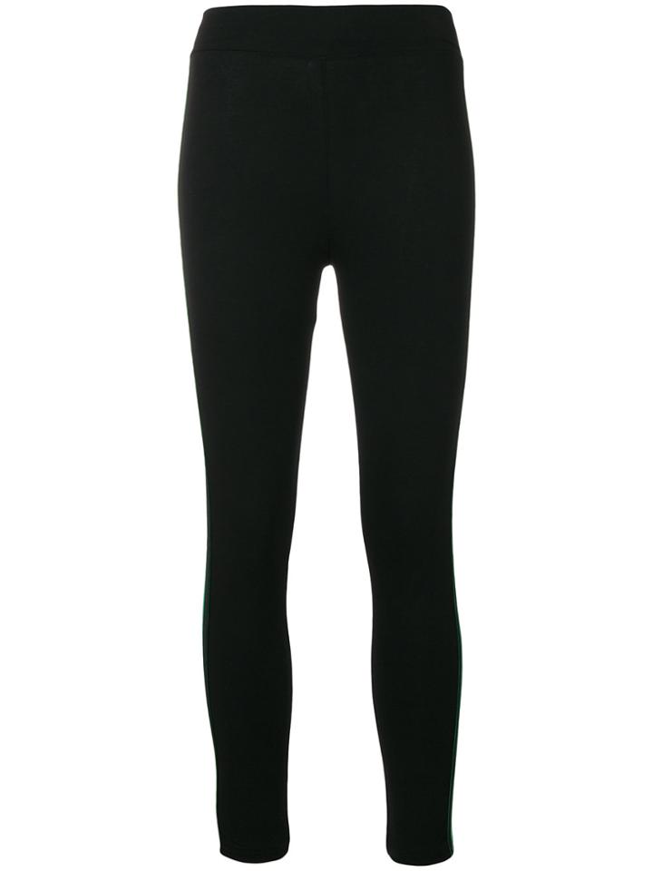 Gcds Side Stripe Leggings - Black