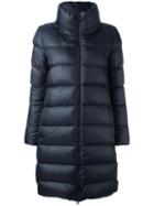 Aspesi Padded Zipped Jacket, Women's, Size: 4, Blue, Polyester/feather Down