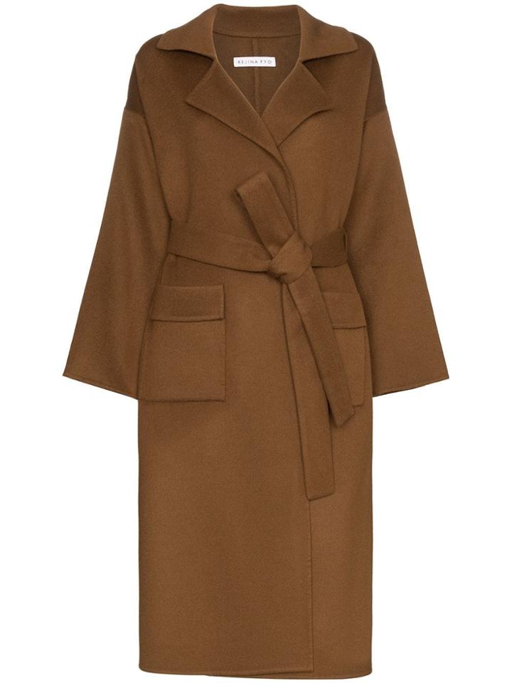 Rejina Pyo Meryl Belted Coat - Brown