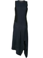 Sportmax Fitted Asymmetric Dress - Blue