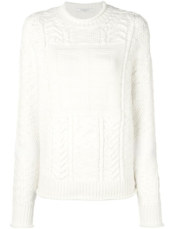 Givenchy Logo Knitted Jumper - White