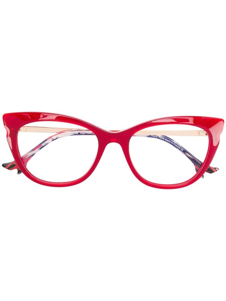 Face À Face Cat-eye Frame Glasses - Red