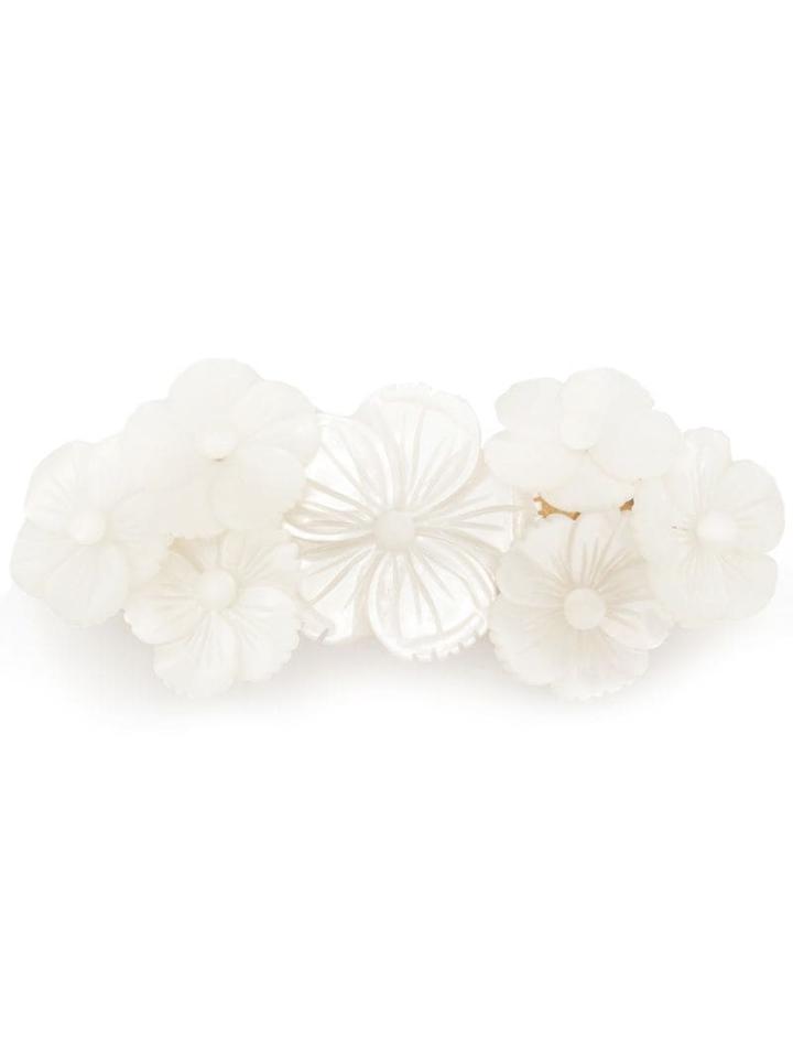 Jennifer Behr Tellulah Hair Clip - White