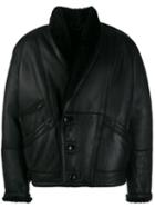 A.n.g.e.l.o. Vintage Cult 1980's Shearling Lined Jacket - Black