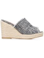 Castañer Bubu Espadrille Wedges - Black