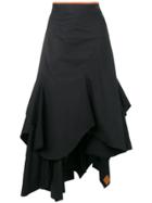 Loewe Draped Skirt - Black