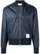 Thom Browne Center-back Stripe Ripstop Bomber - Blue