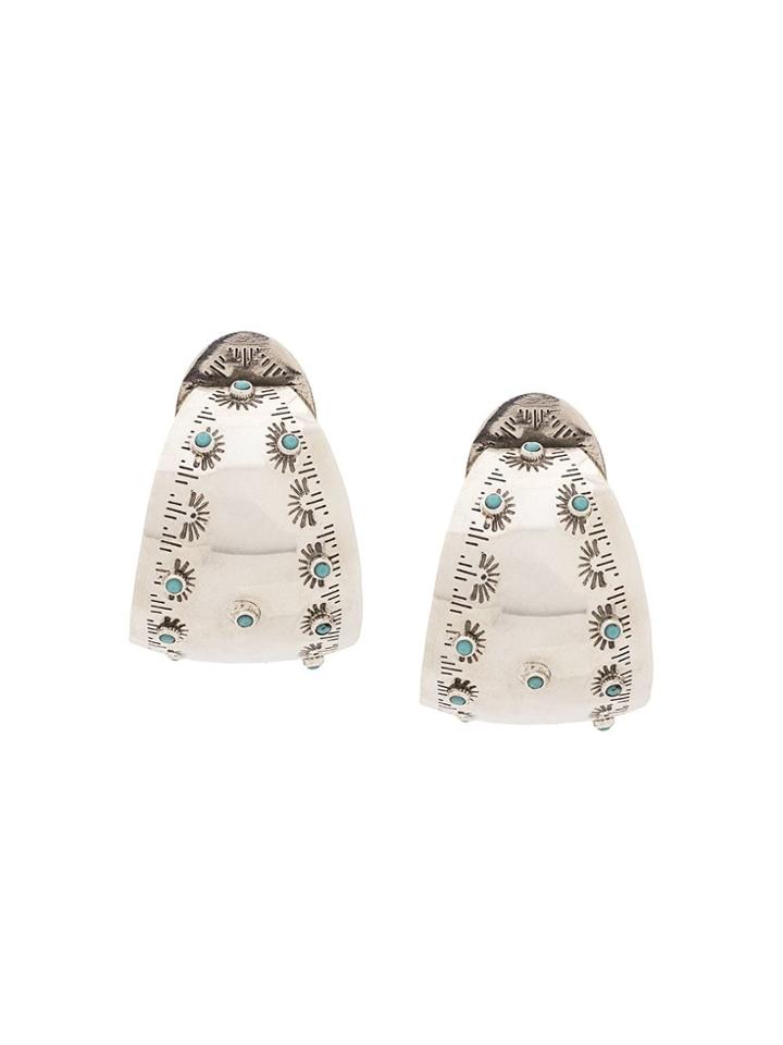 Gas Bijoux Hoop Earrings - Silver
