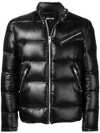 Just Cavalli Zipped Padded Jacket - Black