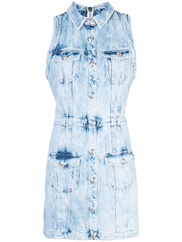 Balmain Denim Dress - Blue