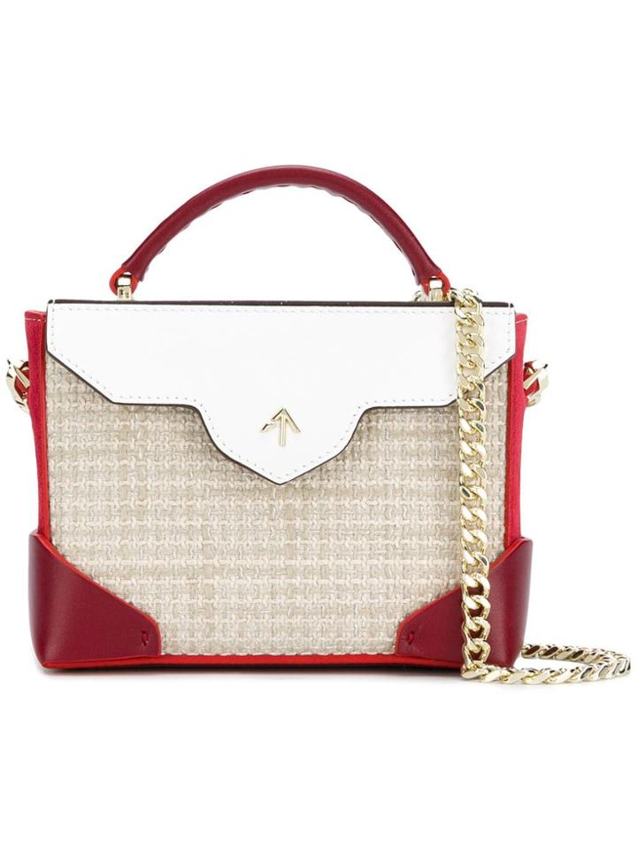 Manu Atelier Square Mini Bag - Nude & Neutrals