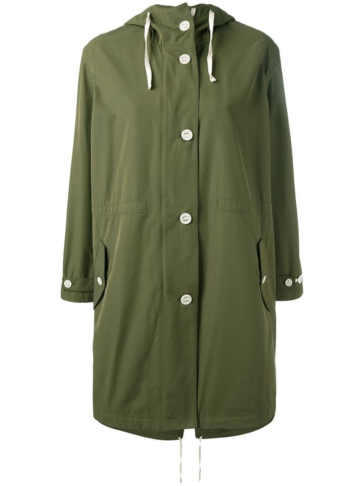 Ymc Zip Parka, Women's, Size: 10, Green, Nylon