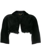 Comme Des Garçons Pre-owned Velvet Bolero - Black