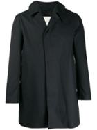 Mackintosh Dunoon Black Bonded Cotton Short Coat Gr-1002d
