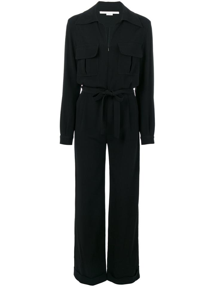 Stella Mccartney Belted Jumpsuit - Black