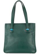 Hermès Vintage Gallop Shoulder Tote Bag - Green