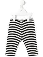 Fendi Kids - Striped Leggings - Kids - Cotton/spandex/elastane - 9 Mth, Black