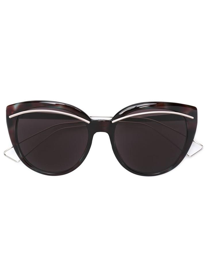 Dior Eyewear 'liner' Sunglasses, Women's, Brown, Acetate/metal (other)